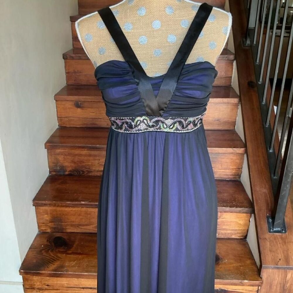 Intrigue Women's Purple and Black Dress